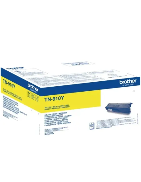 Toner brother tn910y amarillo 9000 páginas