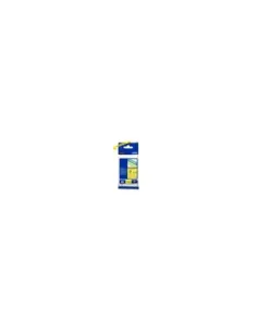 Cinta laminada brother tze621 9mm x 8m negro sobre fondo amarillo