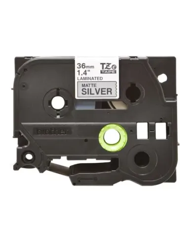 Cinta laminada brother tzem961 36mm x 8m