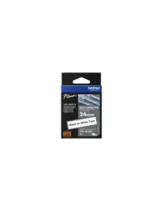 Cinta Laminada Original Rotuladora Brother TZe-SL251/ Blanca