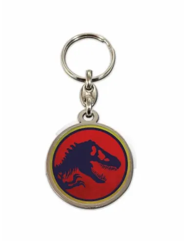 Llavero redondo logo jurassic park