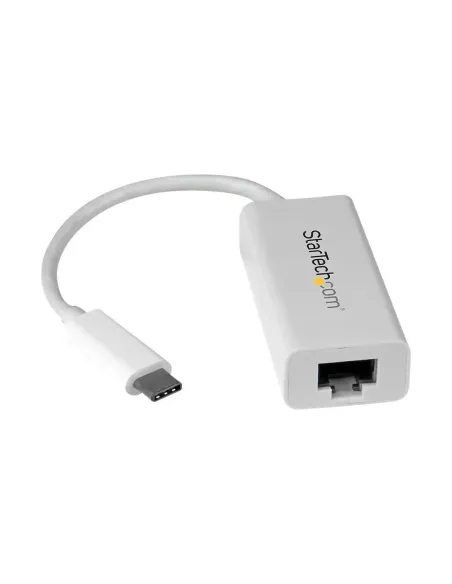 Adaptador usb tipo c a rj45 startech macho - hembra blanco