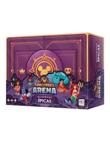 Juego de mesa disney sorcerer´s arena alianzas epicas edad recomendada 13 años