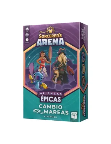 Juego de mesa disney sorcerer arena cambio de mareas expansion edad recomendada 13 años