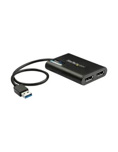 Adaptador usb 3.0 a dp 4k uhd startech 0.30m - macho - hembra - negro