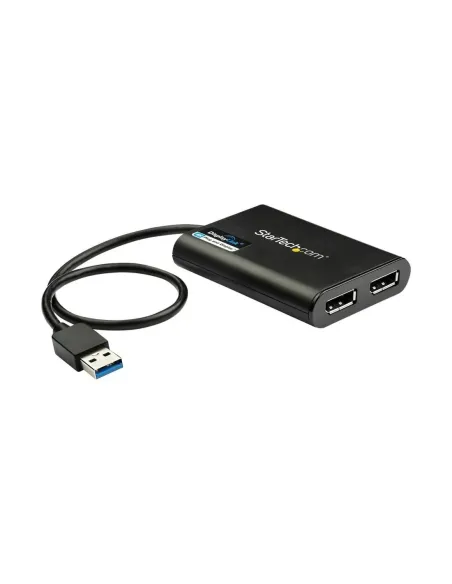 Adaptador usb 3.0 a dp 4k uhd startech 0.30m - macho - hembra - negro