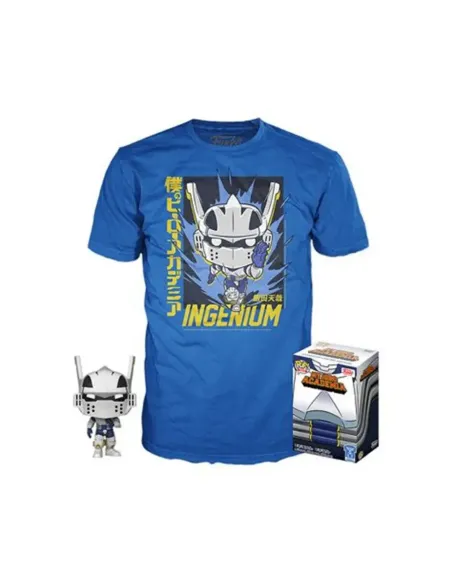 Pop & tee my hero academia tenya iida ingenium (full mech suit) funko + camiseta talla xl