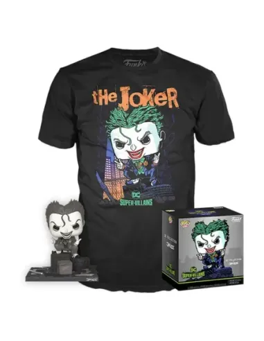 Funko pop dc comics dc jim lee joker + camiseta ut - 56648