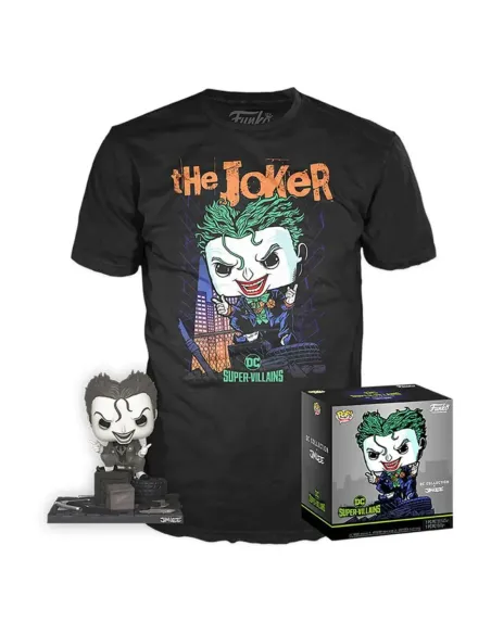 Funko pop dc comics dc jim lee joker + camiseta ut - 56648