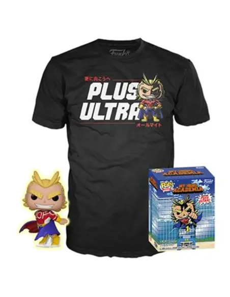 Pop & tee my hero academia all might funko + camiseta talla m ut - 56664m