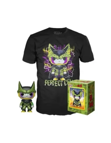 Funko pop dragon ball z celula perfecto + camiseta talla aleatoria ut - 56669