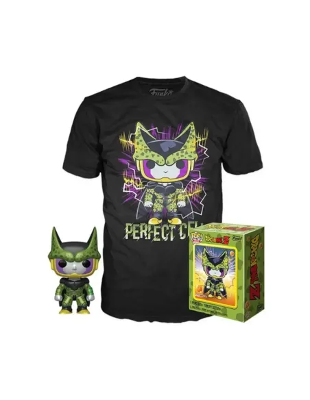 Funko pop dragon ball z celula perfecto + camiseta talla aleatoria ut - 56669