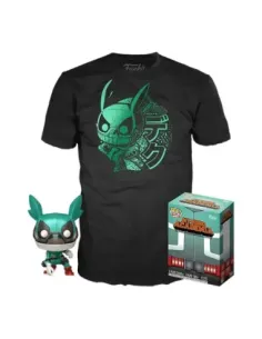 Pop & tee my hero academia deku con casco (full mech suit) funko + camiseta talla s