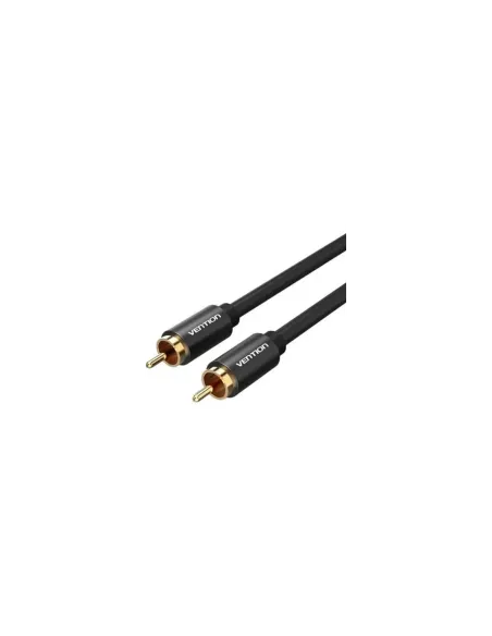Cable Estéreo Vention VAB-R09-B100/ RCA Macho - RCA Macho/ 1m/ Negro