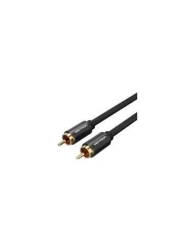 Cable Estéreo Vention VAB-R09-B200/ RCA Macho - RCA Macho/ 2m/ Negro