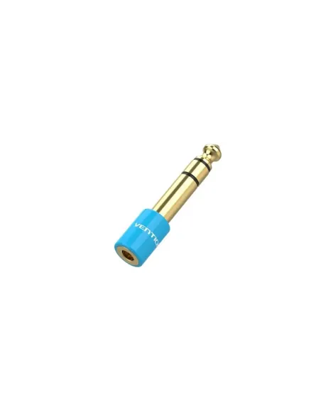 Adaptador Jack Vention VAB-S01-L/ Jack 6.5 Macho - Jack 3.5 Hembra/ Azul