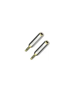 Adaptador Jack Vention VAB-S02/ Jack 2.5 Macho - Jack 3.5 Hembra/ Plata