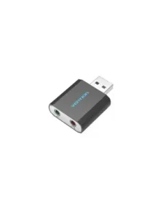 Tarjeta de Sonido Vention VAB-S17-B/ 2.1/ Negro
