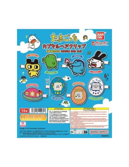 Set gashapon 40 unidades tama capsule hair clip
