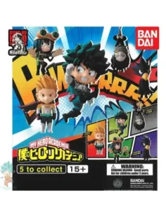 Set gashapon my hero academia llavero deformed mascot smash vol.2 bandai