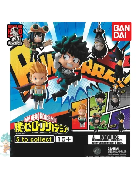 Set gashapon my hero academia llavero deformed mascot smash vol.2 bandai