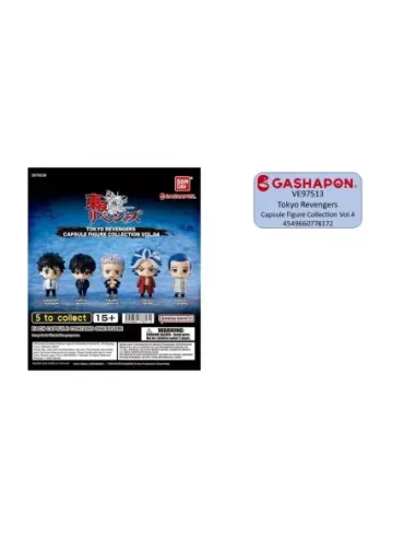 Set gashapon figuras bandai lote 30 articulos tokyo revengers volumen 4