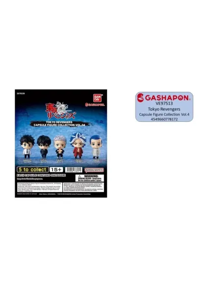 Set gashapon figuras bandai lote 30 articulos tokyo revengers volumen 4
