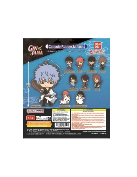 Set gashapon 40 articulos gintama capsule rubber mascot