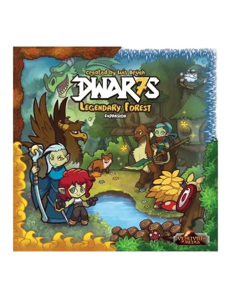Juego de mesa dwar7s bosque legendario expansion edad recomendada 13 años idioma ingles