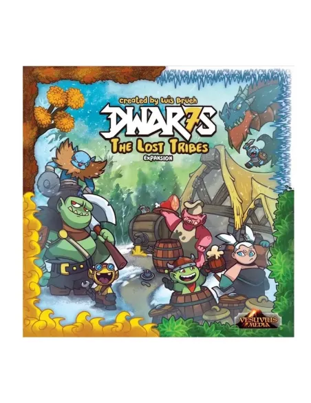Juego de mesa dwar7s tribus perdidas expansion edad recomendada 13 años idioma ingles