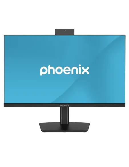 Monitor phoenix visión 24 pro 23.8 pulgadas full hd panel ips webcam integrada abatible hdmi + dp altavoces integrados