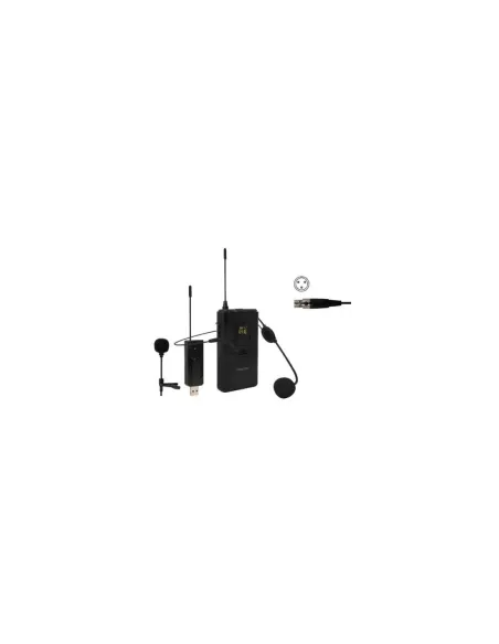 Micrófono de cabeza y solapa UHF Fonestar WI-MIC