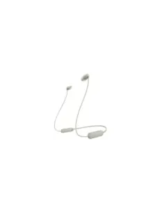 Auriculares Inalámbricos Intrauditivos Sony WI-C100/ con Micrófono/ Bluetooth/ Beige