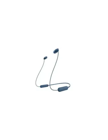 Auriculares Inalámbricos Intrauditivos Sony WI-C100/ con Micrófono/ Bluetooth/ Azules