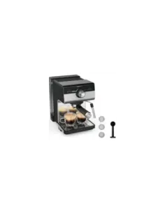 Cafetera Expreso Krups Authentic+ XP384E10/ 1450W/ 15 Bares/ Plateada