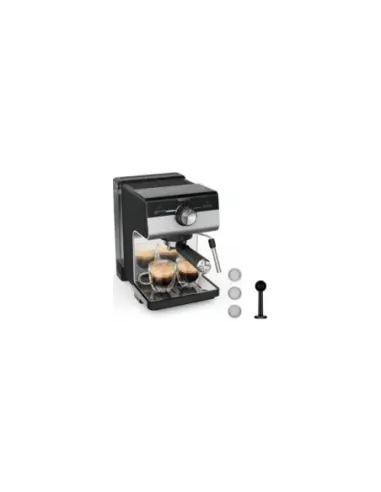 Cafetera Expreso Krups Authentic+ XP384E10/ 1450W/ 15 Bares/ Plateada