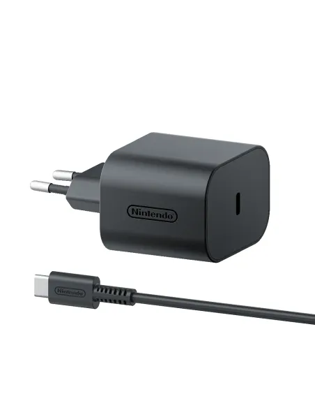 Nintendo 10015096 cargador de dispositivo móvil Consola de juegos portátil Negro Corriente alterna Interior