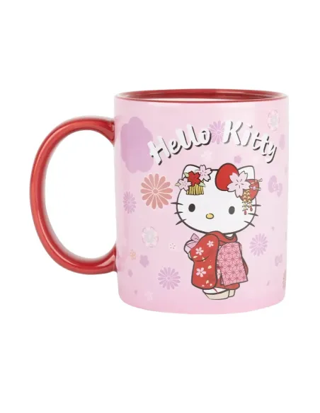 Konix KIMONO - Hello Kitty tazón Rosa, Rojo Universal 1 pieza(s)
