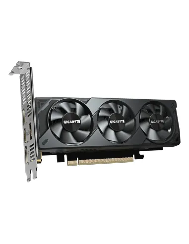 GIGABYTE GeForce RTX 5060 OC Low Profile 8G Tarjeta Gráfica - 8GB GDDR7, 128bit, PCI-E 5.0, 2512 MHz Frecuencia del núcleo, 3 x