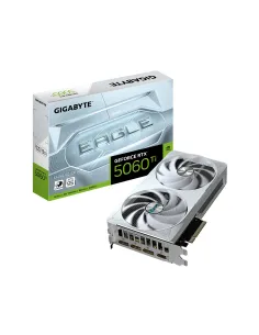 GIGABYTE GeForce RTX 5060 Ti EAGLE OC ICE 8G Tarjeta Gráfica – 8 GB GDDR7, 128 bits, PCI-E 5.0, 2617 MHz Frecuencia del núcleo,