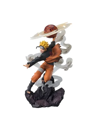 Figura tamashii nations figuarts zero extra battle naruto shippuden naruto uzumaki sage art lava release rasenshuriken