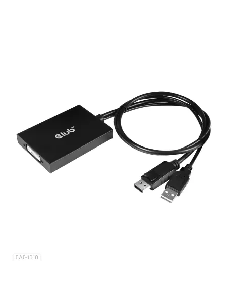 CLUB3D cac-1010 Displayport usb DVI-I Daul link Negro, Blanco