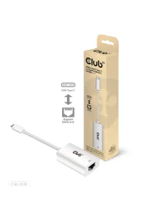 CLUB3D CAC-1519 cambiador de género para cable USB-C RJ-45 Blanco 2
