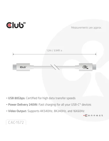 CLUB3D CAC-1572 cable USB