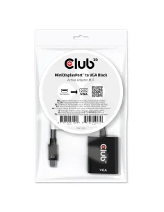 CLUB3D CAC-2113 adaptador de cable de vídeo 0,228 m Mini Displayport VGA Negro
