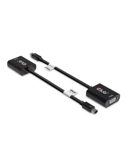 CLUB3D CAC-2113 adaptador de cable de vídeo 0,228 m Mini Displayport VGA Negro