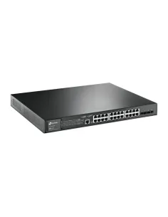 TP-Link JetStream TL-SG3428MP switch Gestionado L2+ Gigabit Ethernet (10 100 1000) Energía sobre Ethernet (PoE) 1U Negro