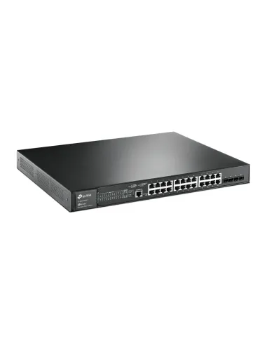 TP-Link JetStream TL-SG3428MP switch Gestionado L2+ Gigabit Ethernet (10 100 1000) Energía sobre Ethernet (PoE) 1U Negro