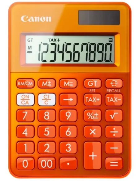 Canon LS-100K calculadora Escritorio Calculadora básica Naranja