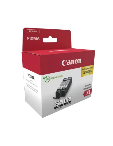 Canon 0318C010 cartucho de tinta 2 pieza(s) Original Alto rendimiento (XL) Negro